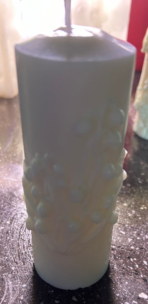 decorative organic candle